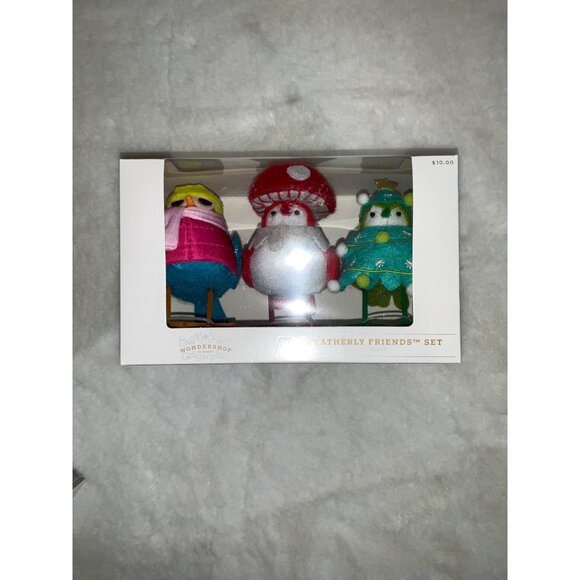 Target Wondershop featherly friends Holiday 3 pc Bird set - Picture 4 of 4